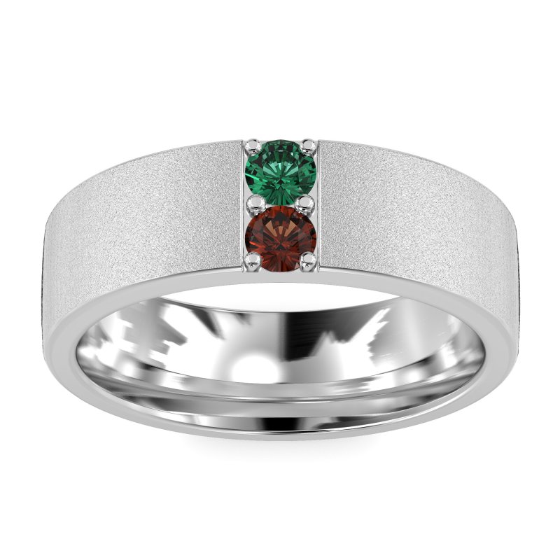 7mm Men's Sandblast Finish Band