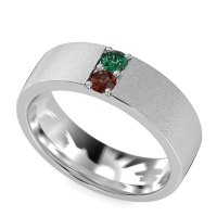 7mm Men's Sandblast Finish Band