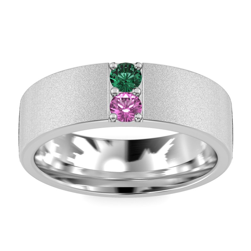 7mm Men's Sandblast Finish Band