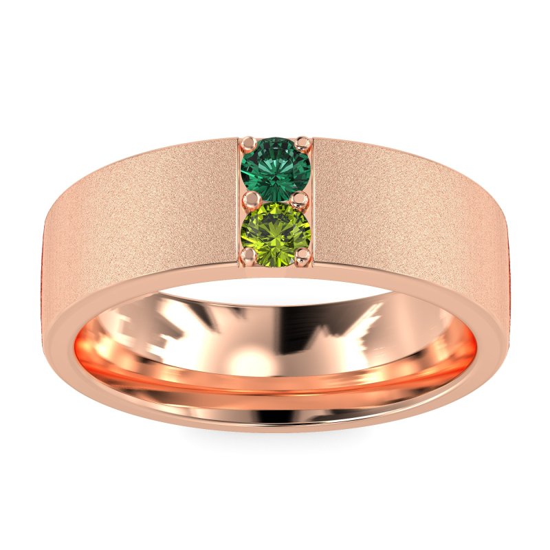 7mm Men's Sandblast Finish Band