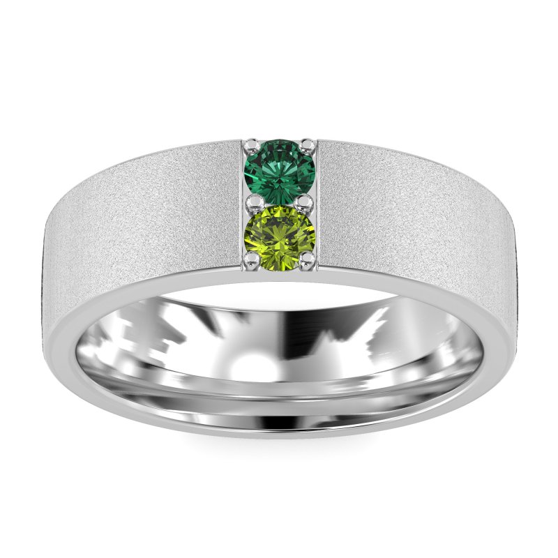 7mm Men's Sandblast Finish Band