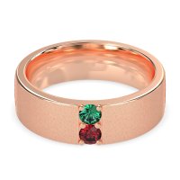 7mm Men's Sandblast Finish Band