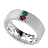 7mm Men's Sandblast Finish Band