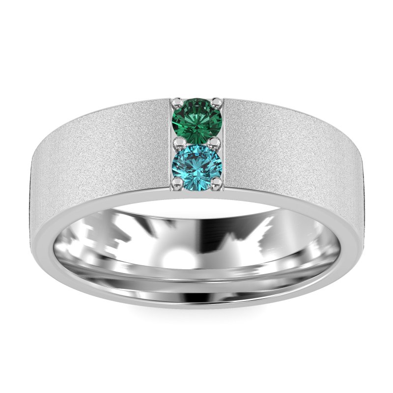 7mm Men's Sandblast Finish Band