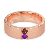 7mm Men's Sandblast Finish Band
