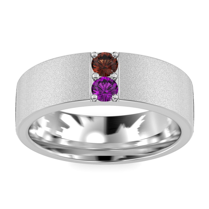 7mm Men's Sandblast Finish Band