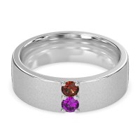 7mm Men's Sandblast Finish Band