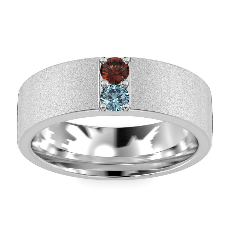 7mm Men's Sandblast Finish Band