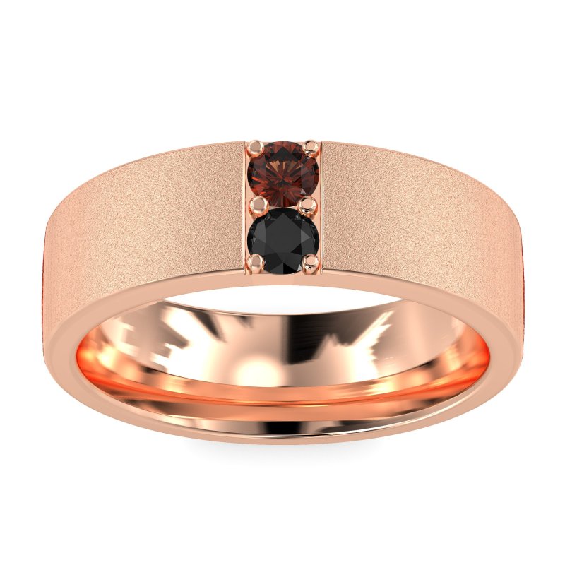 7mm Men's Sandblast Finish Band