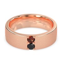 7mm Men's Sandblast Finish Band
