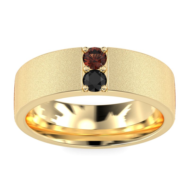 7mm Men's Sandblast Finish Band