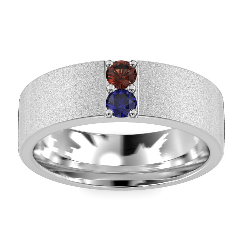7mm Men's Sandblast Finish Band