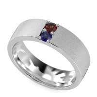 7mm Men's Sandblast Finish Band