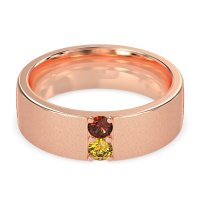 7mm Men's Sandblast Finish Band