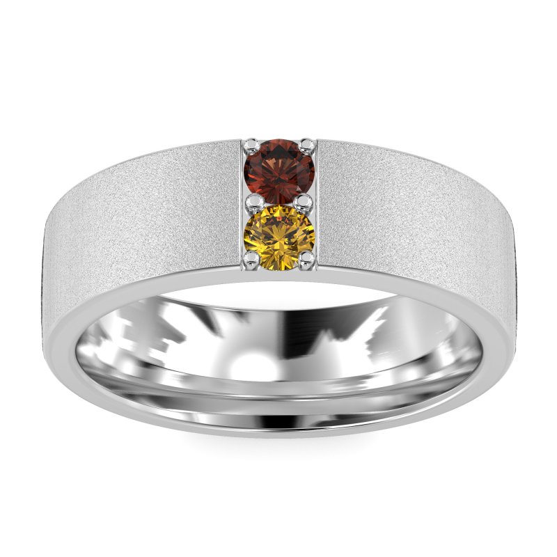 7mm Men's Sandblast Finish Band