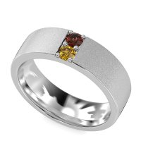 7mm Men's Sandblast Finish Band