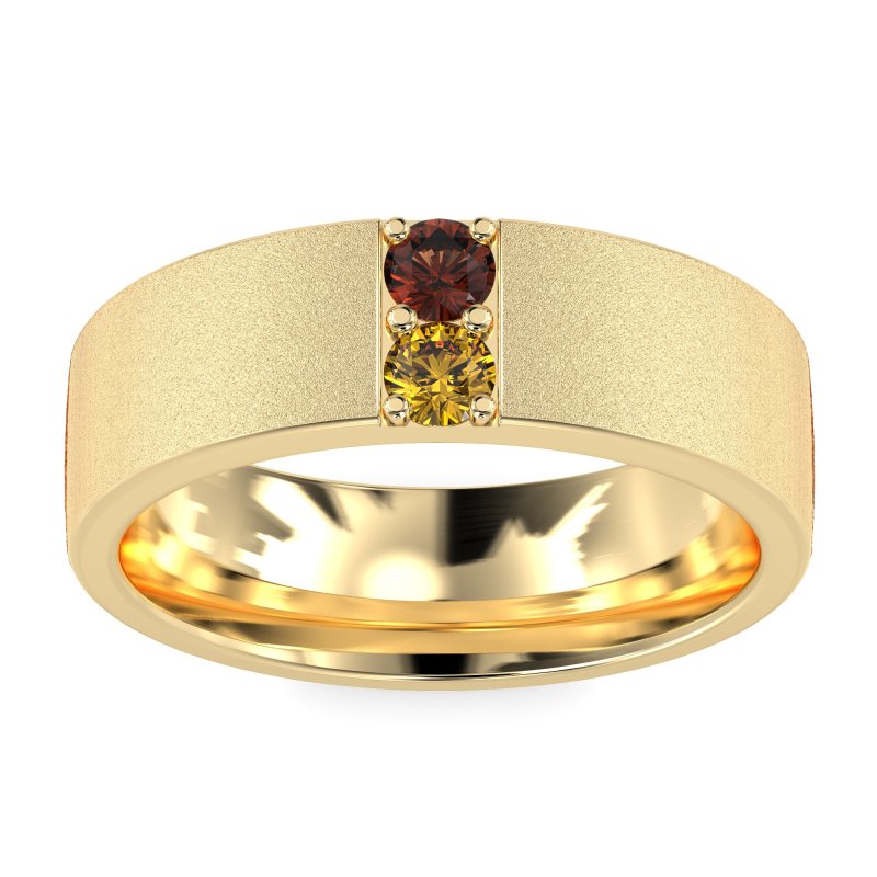 7mm Men's Sandblast Finish Band