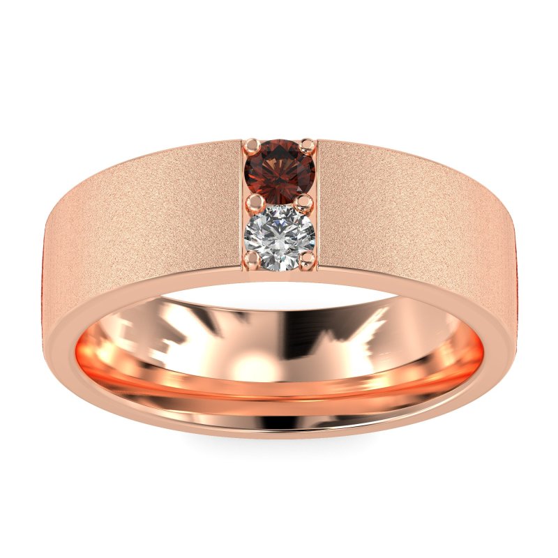 7mm Men's Sandblast Finish Band