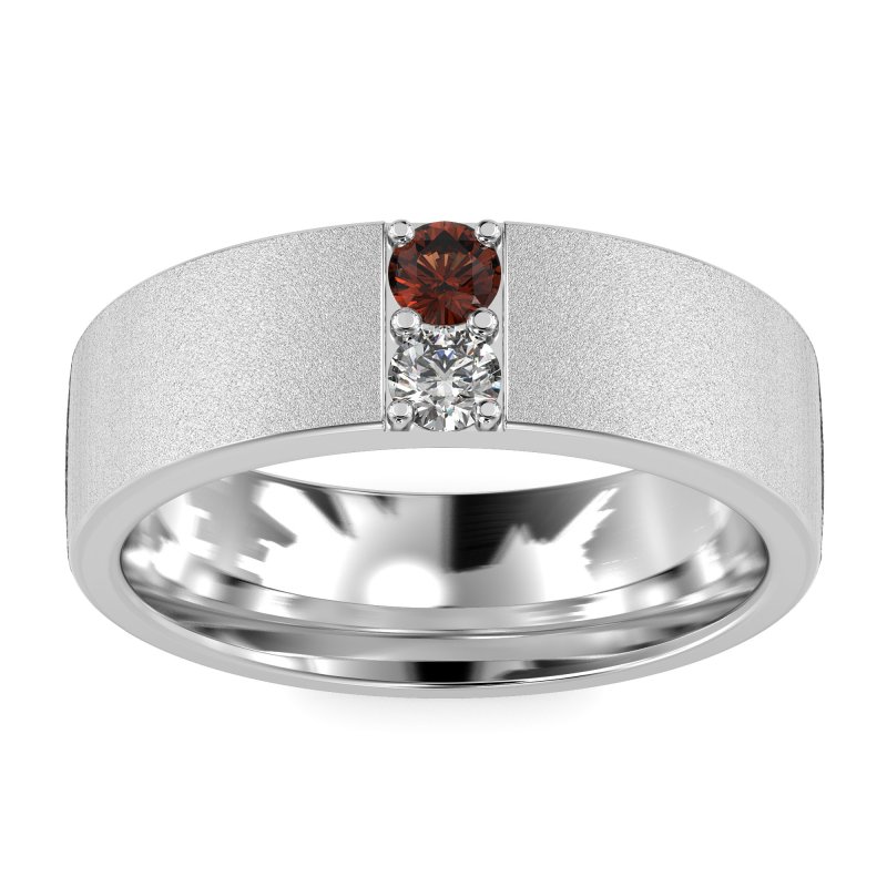 7mm Men's Sandblast Finish Band