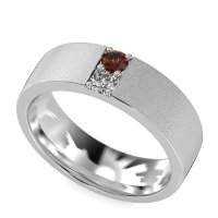 7mm Men's Sandblast Finish Band