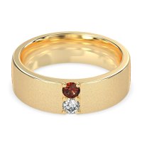 7mm Men's Sandblast Finish Band