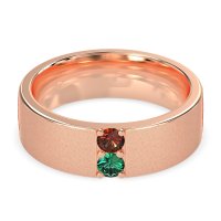 7mm Men's Sandblast Finish Band