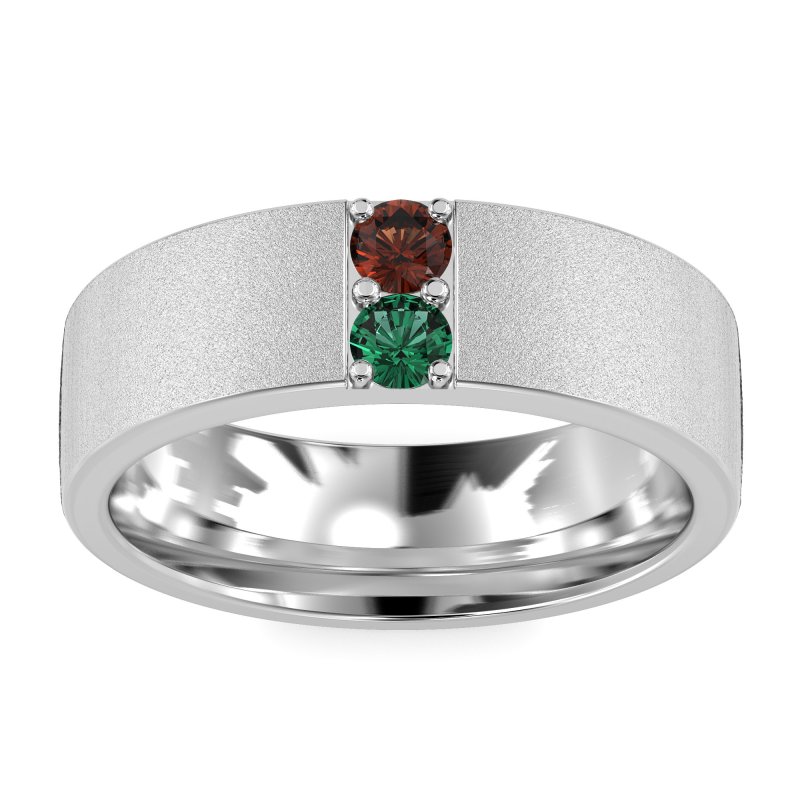 7mm Men's Sandblast Finish Band