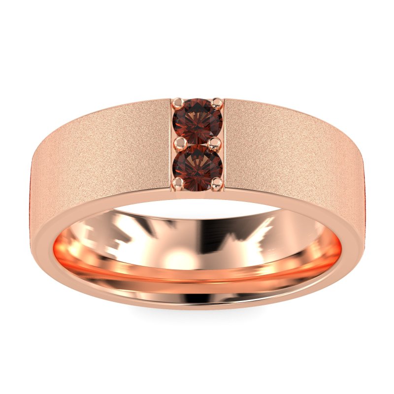 7mm Men's Sandblast Finish Band