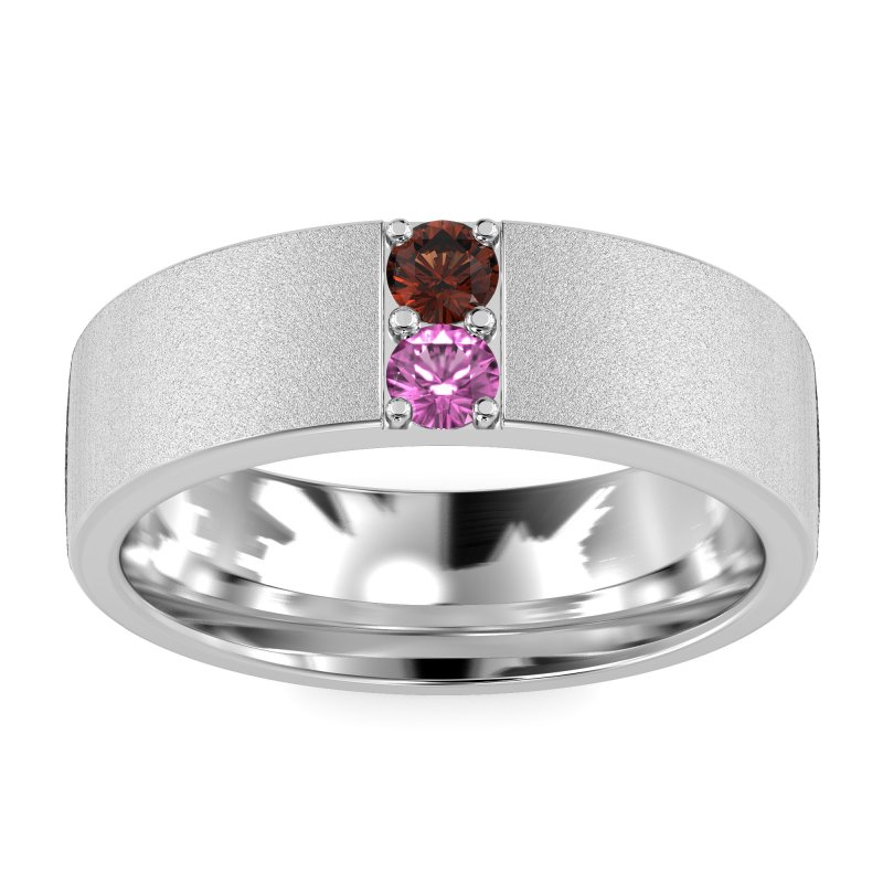7mm Men's Sandblast Finish Band