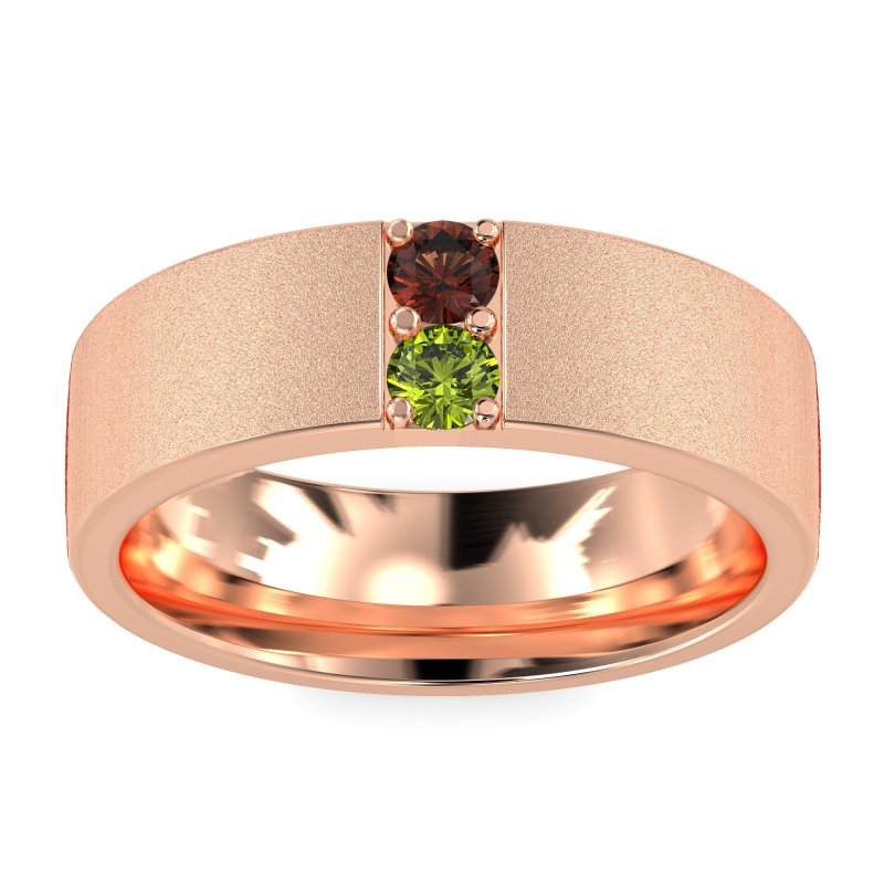 7mm Men's Sandblast Finish Band