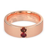 7mm Men's Sandblast Finish Band