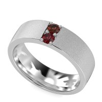 7mm Men's Sandblast Finish Band
