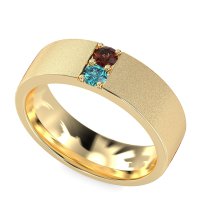 7mm Men's Sandblast Finish Band