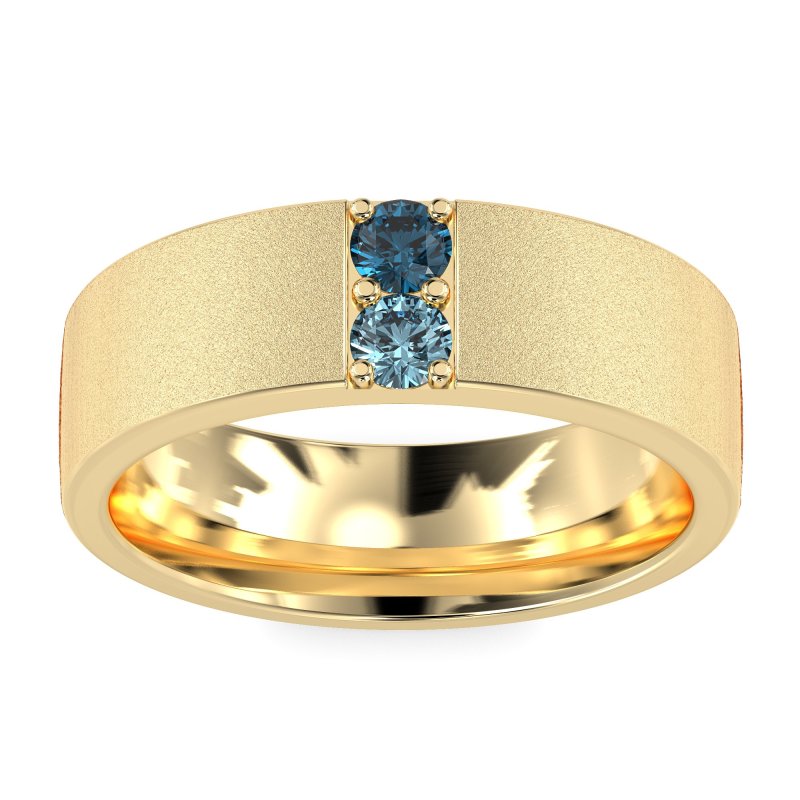 7mm Men's Sandblast Finish Band