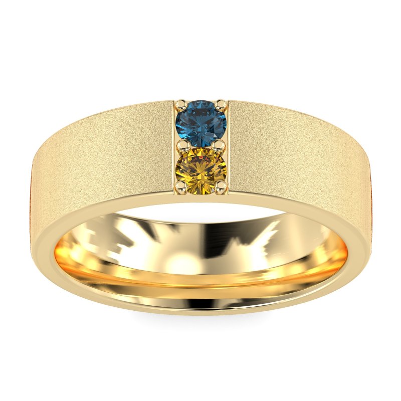 7mm Men's Sandblast Finish Band