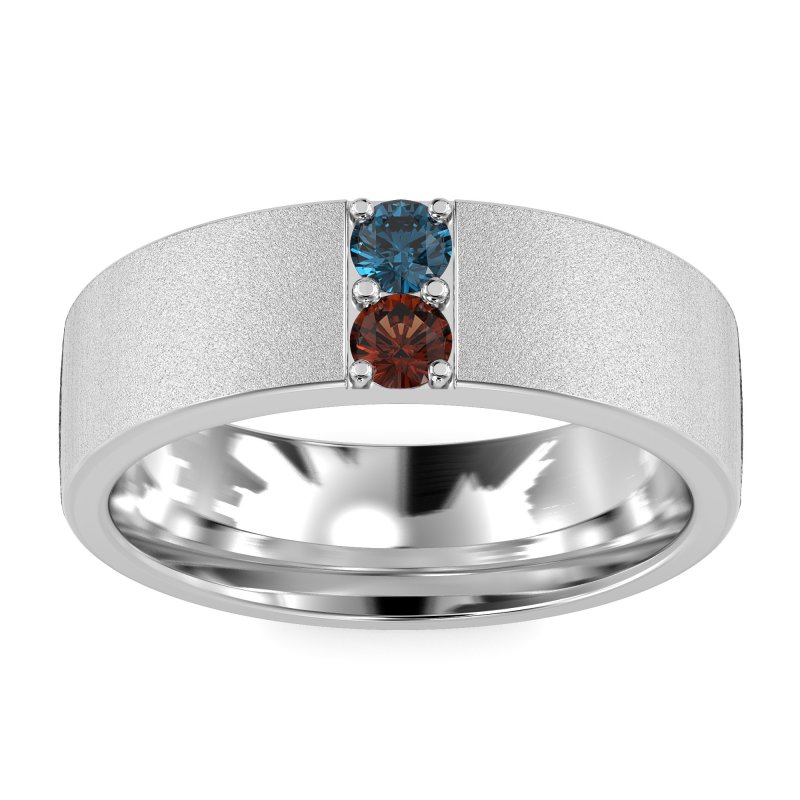 7mm Men's Sandblast Finish Band