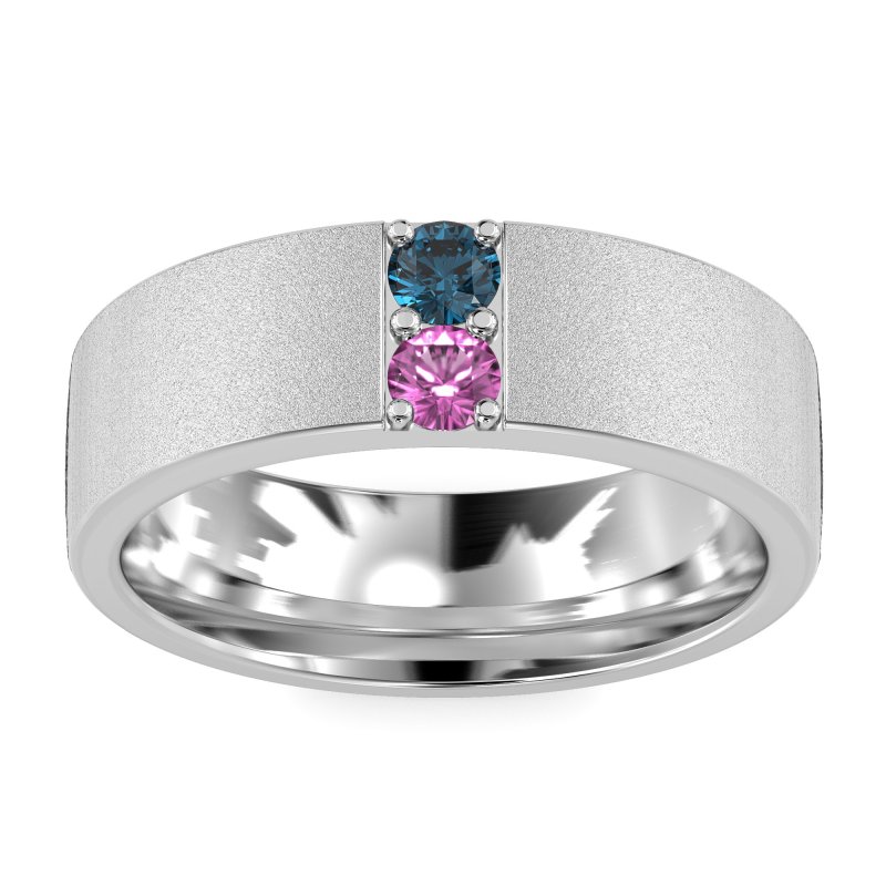 7mm Men's Sandblast Finish Band