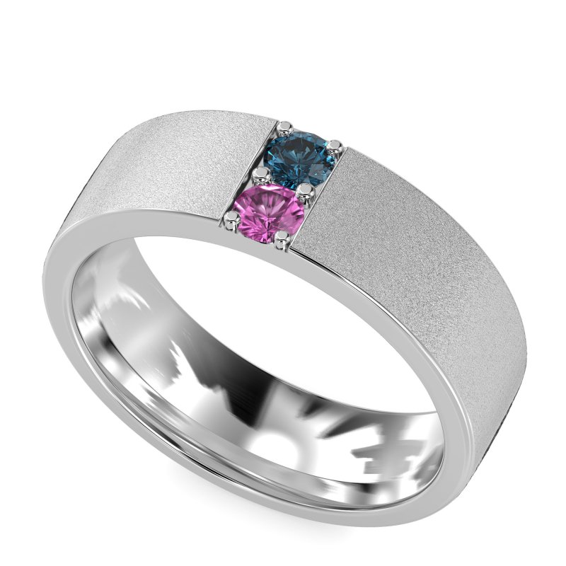 7mm Men's Sandblast Finish Band