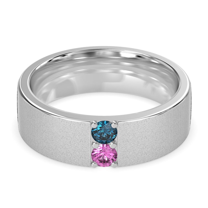 7mm Men's Sandblast Finish Band
