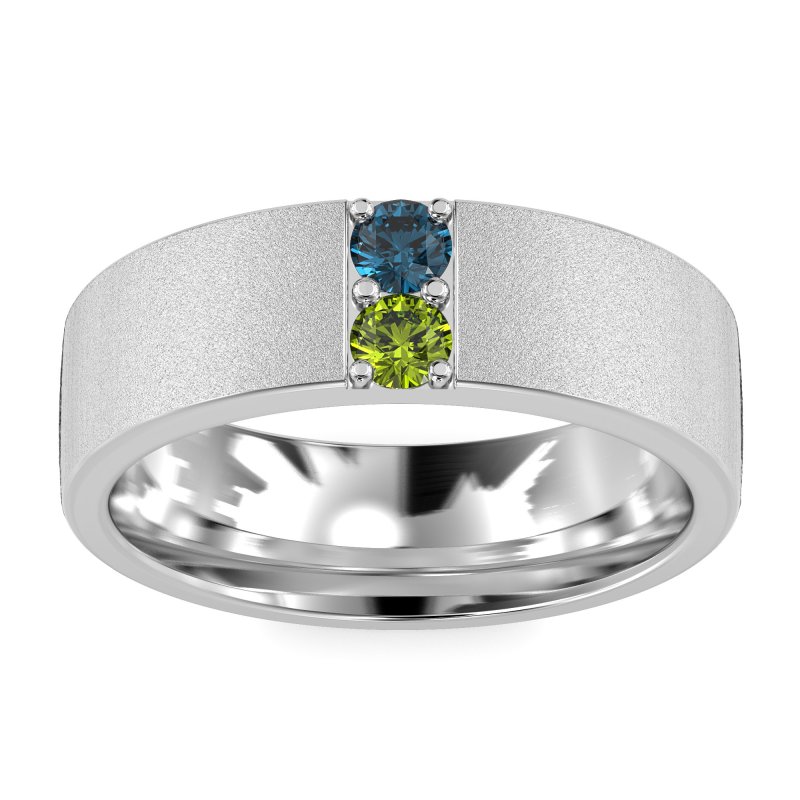 7mm Men's Sandblast Finish Band