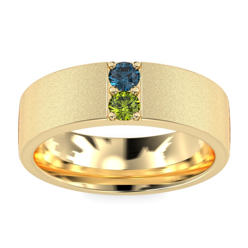 7mm Men's Sandblast Finish Band