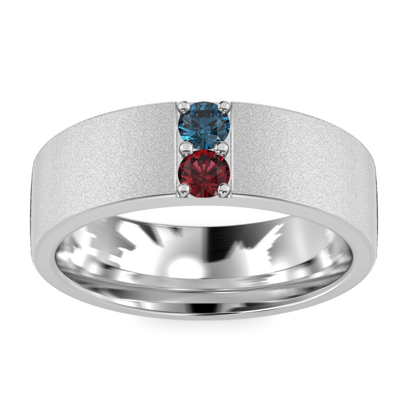 7mm Men's Sandblast Finish Band