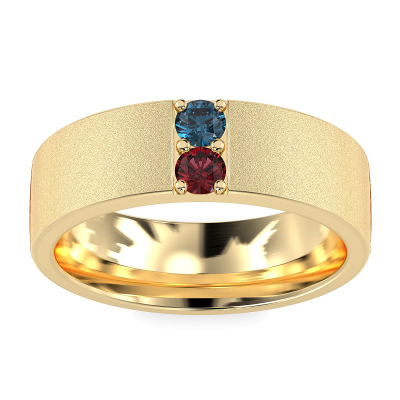 7mm Men's Sandblast Finish Band