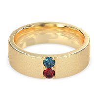 7mm Men's Sandblast Finish Band