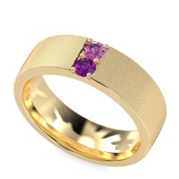 7mm Men's Sandblast Finish Band