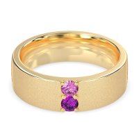 7mm Men's Sandblast Finish Band