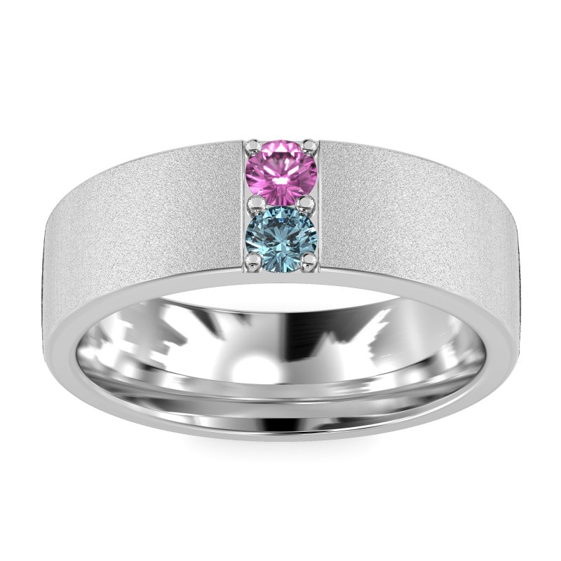 7mm Men's Sandblast Finish Band