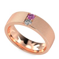 7mm Men's Sandblast Finish Band