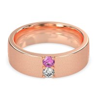 7mm Men's Sandblast Finish Band