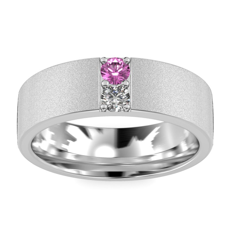 7mm Men's Sandblast Finish Band